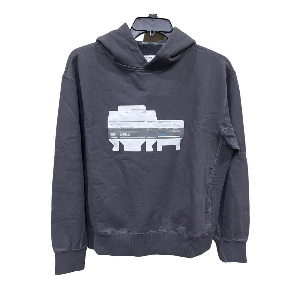 C2H4 Chemist Creations Hoodie Graphic Print Sweatshirt Mens Small Heavyweight